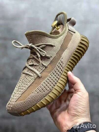 Кроссовки Adidas Yeezy Boost 350 бежевые р42