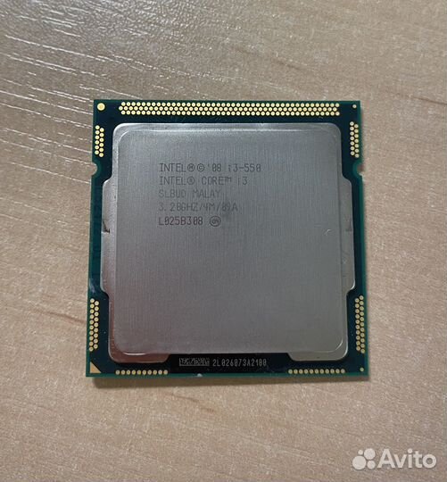 Процессоры e 8400, i3-550