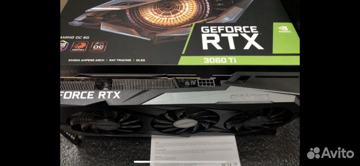 Видеокарта rtx 3060ti gigabyte