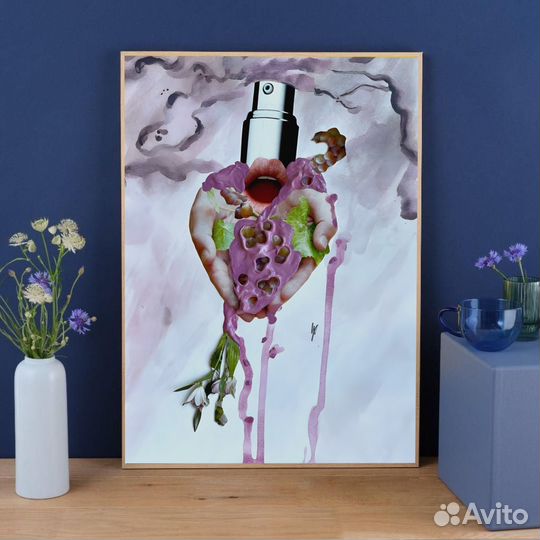 Бумажный коллаж картина