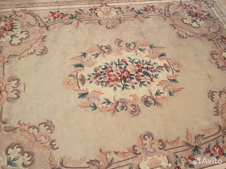 Ковер шерстяной с шелковой нитью