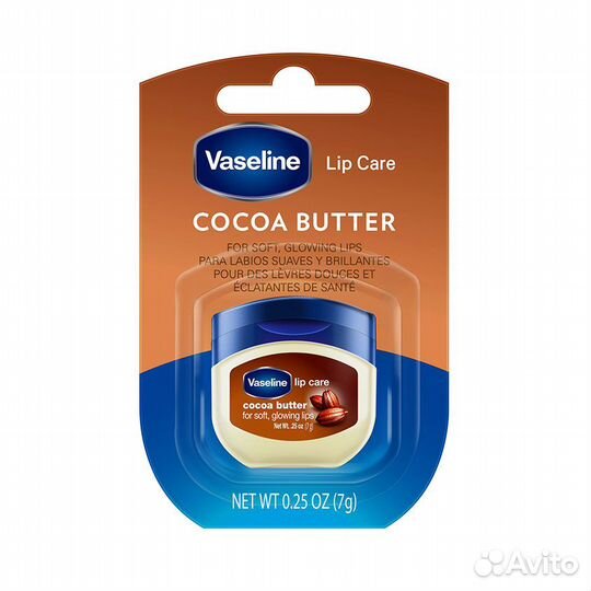 Бальзам для губ vaseline LIP therapy с маслом кака