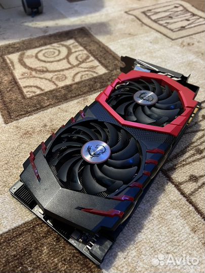 Видеокарта MSI GTX 1080 8gb gaming X
