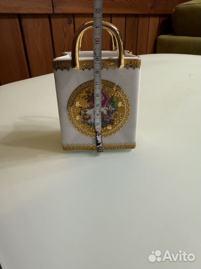 Ваза салфетница yamasen япония золото 24К винтаж