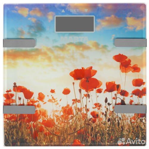 Напольные весы marta MT-1682красныемаки