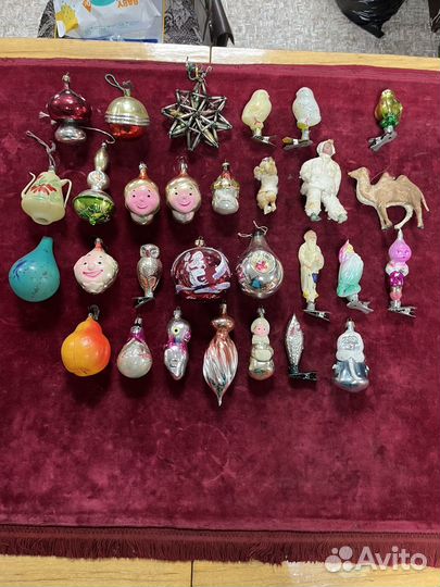 Елочные игрушки СССР