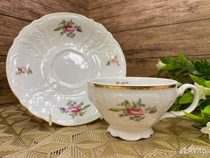 Чашка с блюдцем 