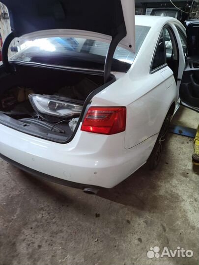 Задняя часть кузова белая на ауди а6 с7