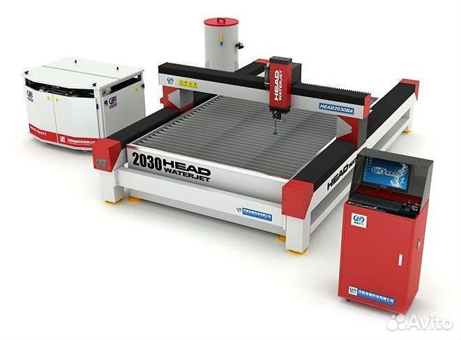 Гидроабразивный станок 1000 на 1000 мм 5 осей