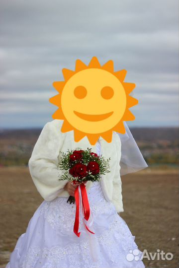 Продам свадебную шубку