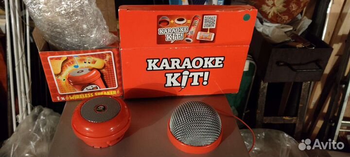 Bluetooth колонка и микрофон Pringles