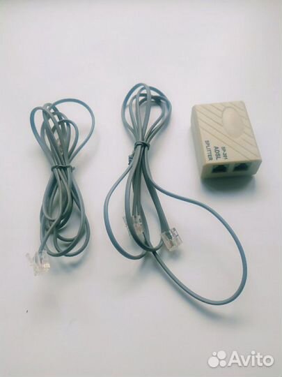 Сплиттер adsl с телефонным кабелем