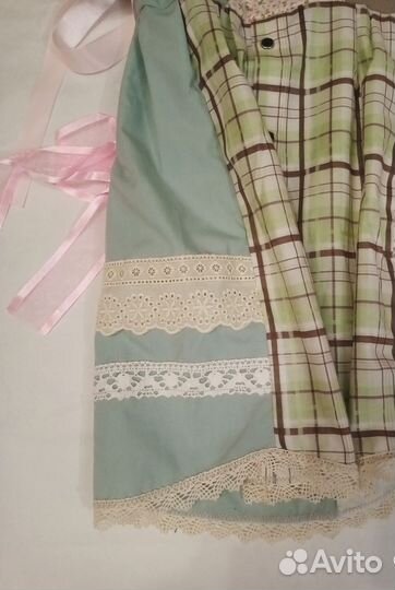 Платье свободного кроя из хлопка