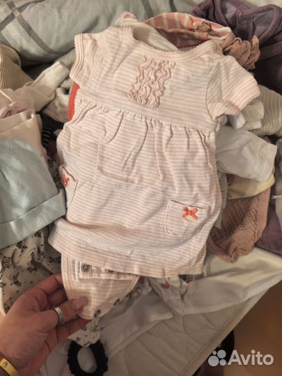 Детские вещи пакетом на девочку 56 62