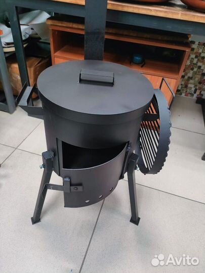 Решетка гриль и крышка к печам под казан