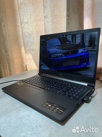 Игровой ноутбук Acer aspire 7 R5 / gtx 1650 объявление продам