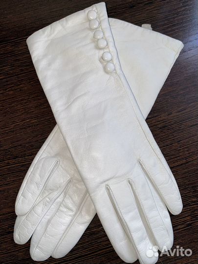 Перчатки кожаные женские