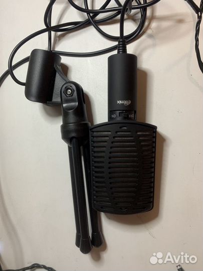 Микрофон настольный Ritmix RDM-125 Black