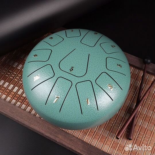 Глюкофон новый 21см 11нот комплект + сумка - чехол