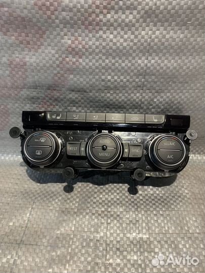 Блок управления климатом volkswagen passat b8