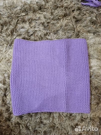 Новый комплект шапка и снуд 53-56