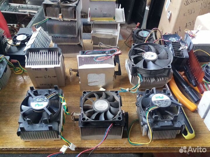 Охлаждение для фитоламп (радиатор с кулером)