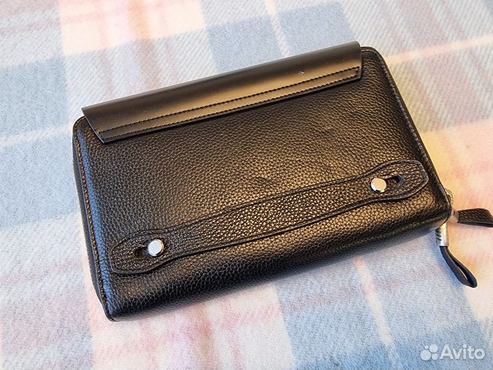 Барсетка кожаная мужская