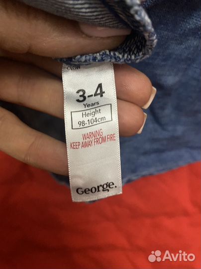 Джинсовый сарафан для девочки