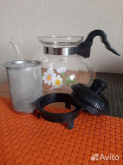 Чайник заварочный стеклянный