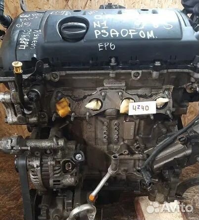 Двигатель EP6 5F01 евро 5 Пежо 308,408