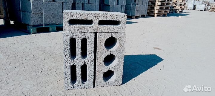 Керамзитный керамзитобетонный блок UJH16408