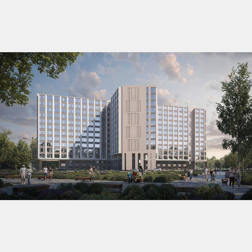 1-к. апартаменты, 23 м², 13/13 эт.