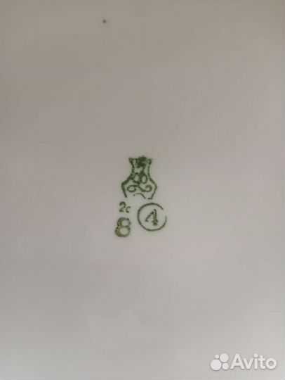 Фарфоровая супница, большое блюдо СССР