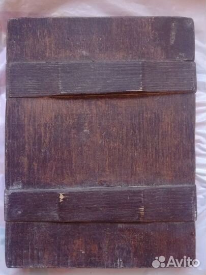 Старая икона богоявление-крещение 19 век сусалка