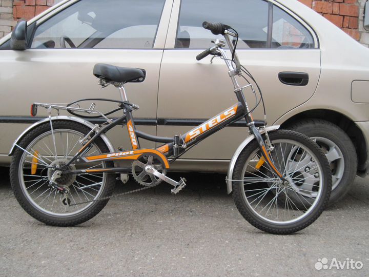 Подростковый Складной велосипед stels 450 (б/у)