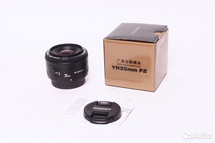 Объектив Yongnuo 35mm f2 (для Canon) отл сост