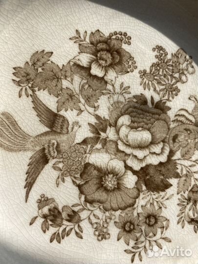 Блюдо /тарелка винтаж Швеция Густавберг