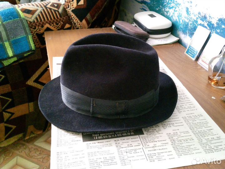 Шляпа фетровая мужская