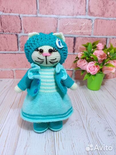 Вязаные зайки/мишки/котики