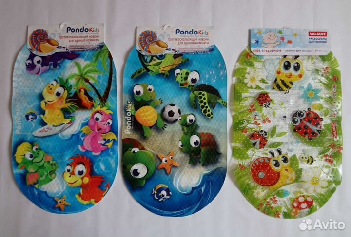 Противоскользящие коврики для ванной