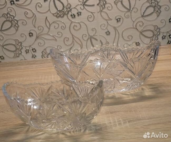 Ваза хрустальная новая