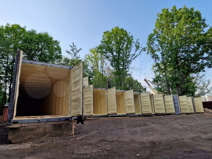 Склад - Тёплый морской контейнер 30 м²