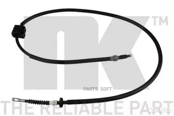 NK 904795 904795 трос ручника левый\ Audi A6/S6 al