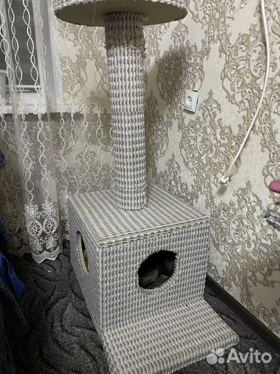 Когтеточка домик для кошки