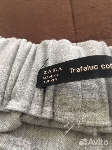 Zara штаны с лампасами