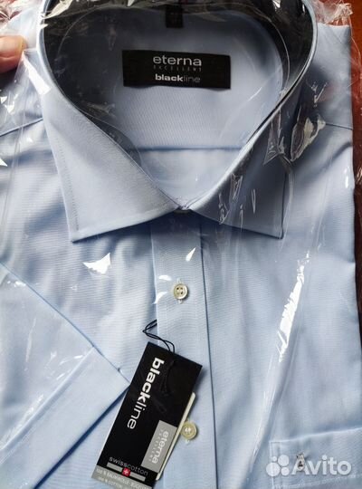 Новые мужские сорочки Eterna+ галстук в подарок