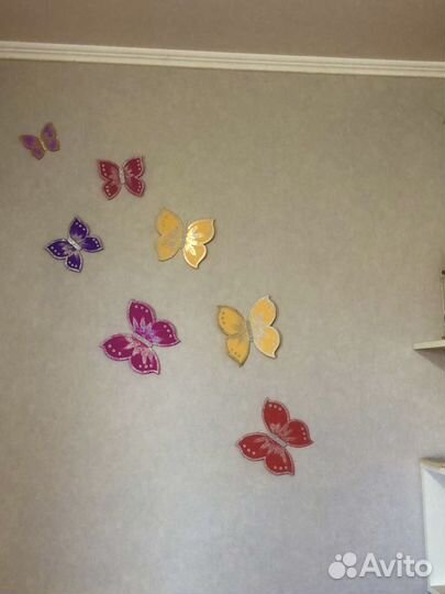 Бабочки из фоамирана (17х17 см)
