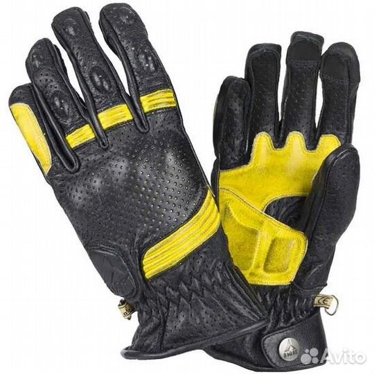 Перчатки by city retro ii black/yellow
