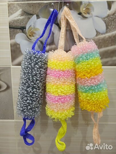 Мочалка ручной работы