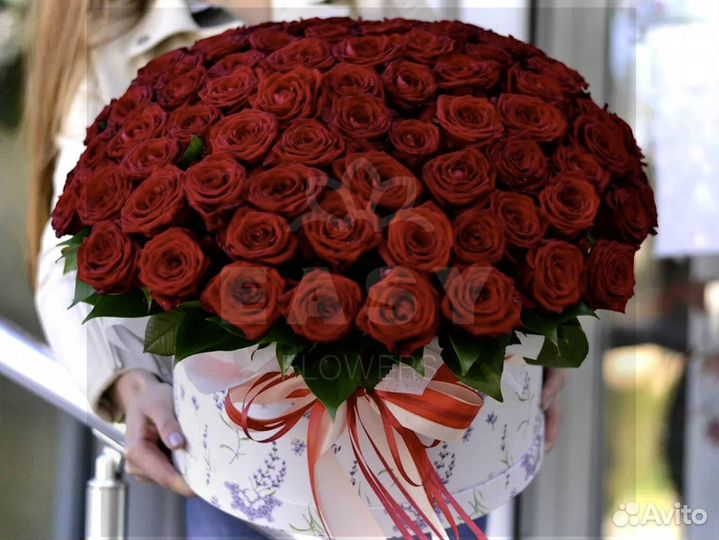 Цветы розы, 101 роза Букеты 51 101 201 Роза